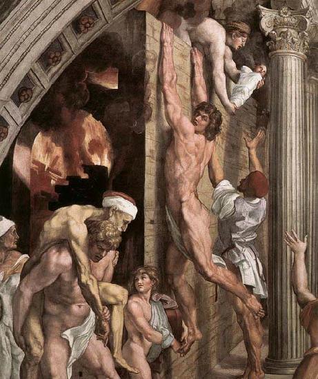 RAFFAELLO Sanzio The Fire in the Borgo